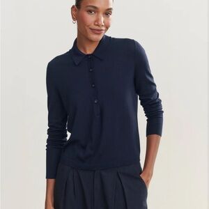 New Jenni kayne Grayson pullover polo shirt